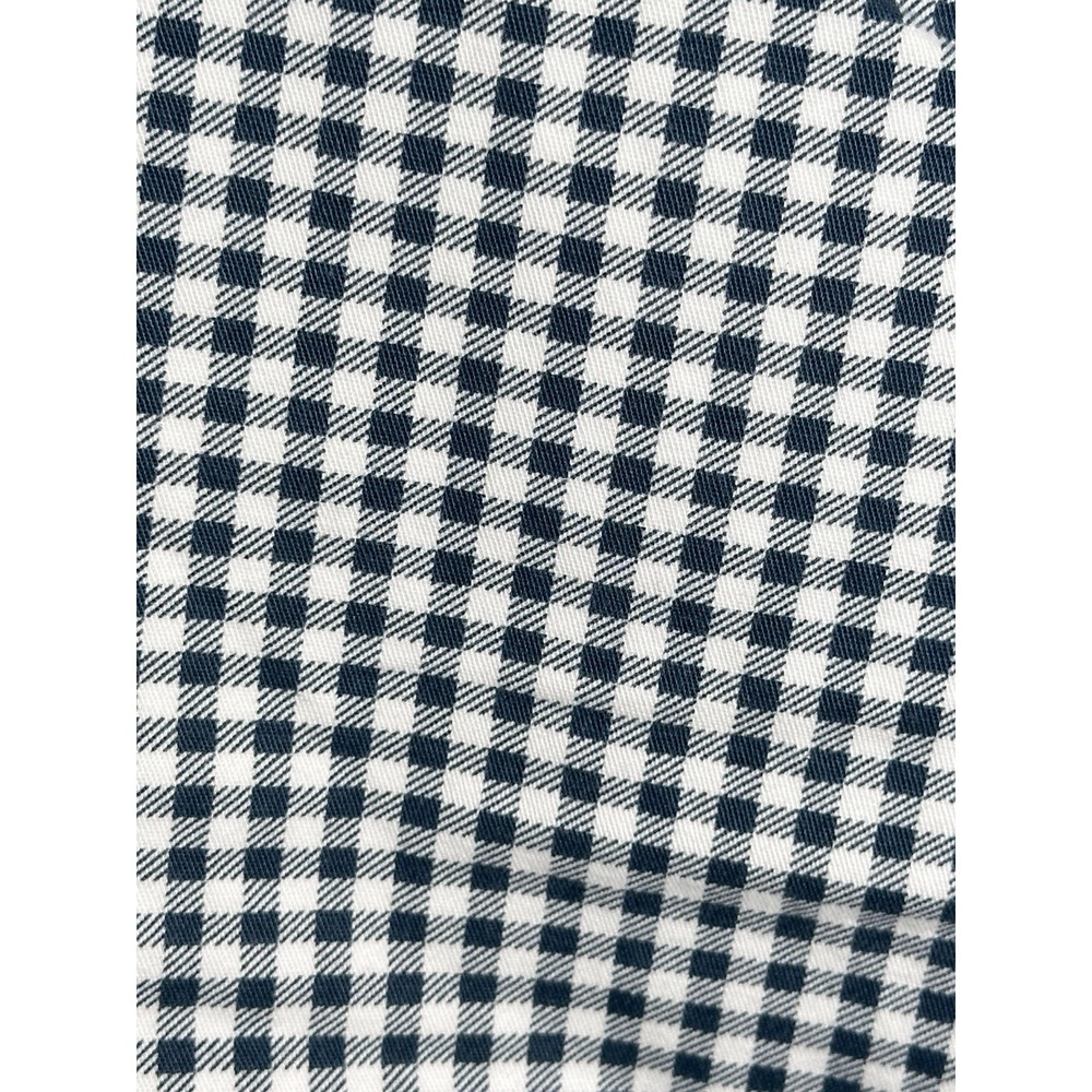 Aritzia Sunday Best Jaden Chino Pants Blue Gingham Check Sz 6 Preppy Spring - Picture 7 of 11